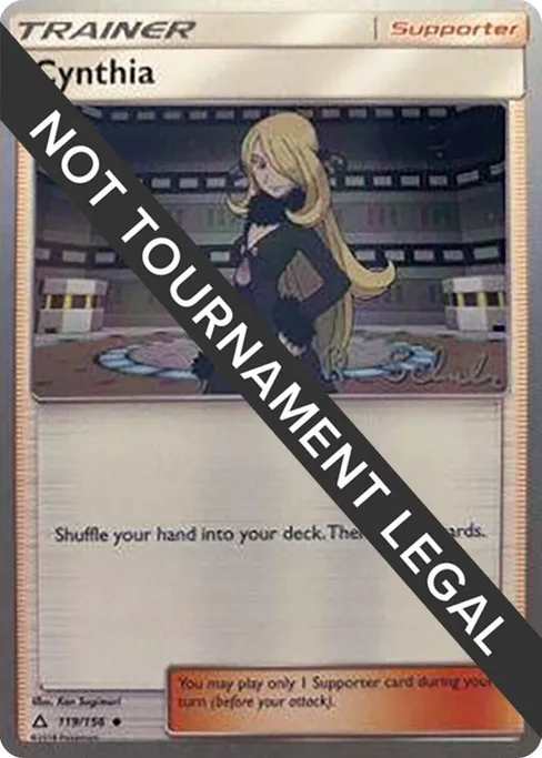 Cynthia, World Championship Decks 2018 #119