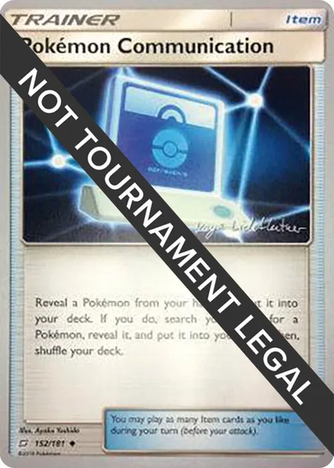 Pokemon Communication, World Championship Decks 2019 #152