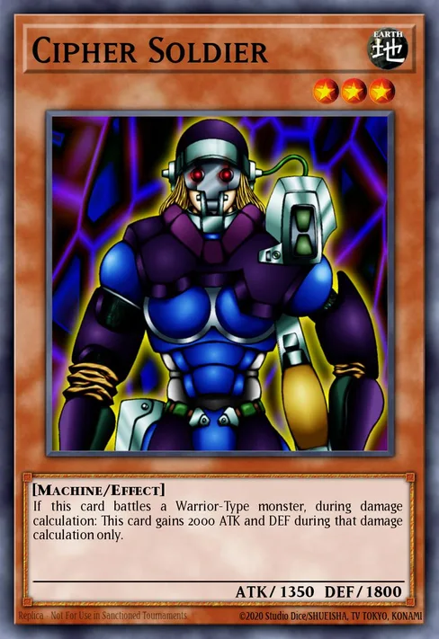 Cipher Soldier, Yu-Gi-Oh! World Championship Tournament 2004 promotional cards #WC4-002