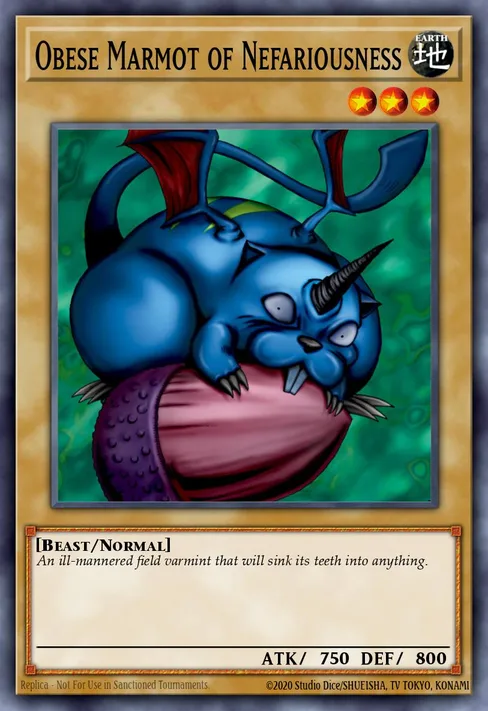 Obese Marmot of Nefariousness, World Championship 2010 Card Pack #WCPP-EN003