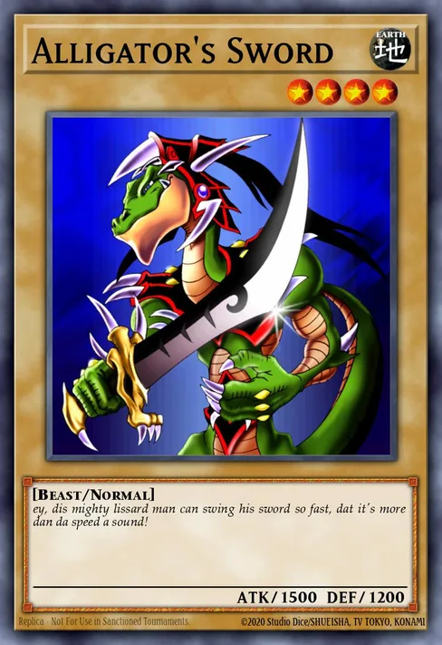 Alligator's Sword, World Championship 2010 Card Pack #WCPP-EN007