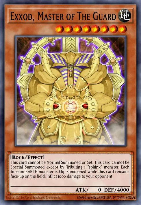 Exxod, Master of The Guard, World Championship 2010 Card Pack #WCPP-EN015