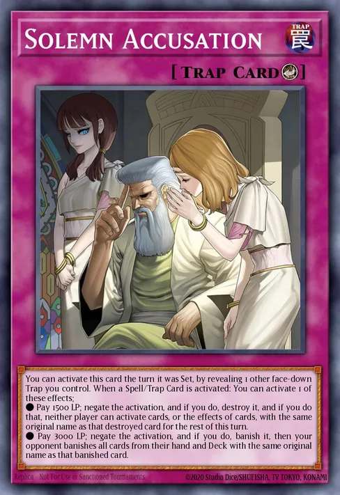 Solemn Accusation, Winner's Pack 2026-2027 #WI26-EN040