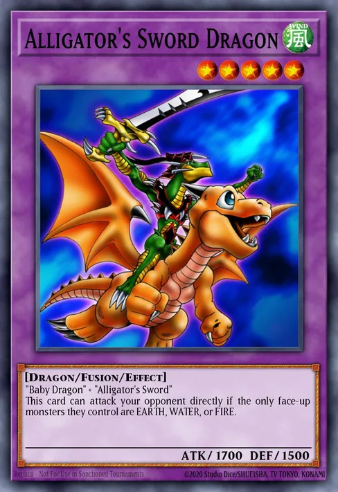 Alligator's Sword Dragon, World Championship 2011 Card Pack #WP11-EN015