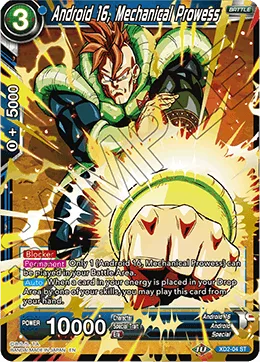 Android 16, Mechanical Prowess, Android Duality #XD2-04