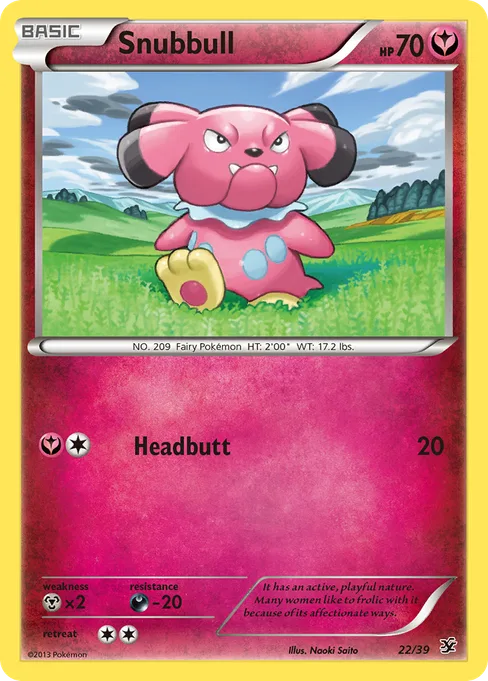 Snubbull, Kalos Starter Set #22