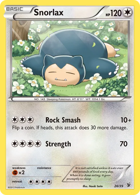 Snorlax, Kalos Starter Set #26