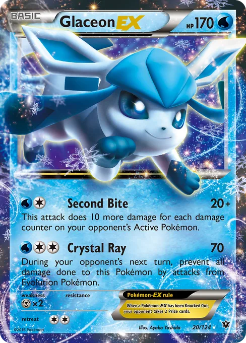 Glaceon-EX, Fates Collide #20