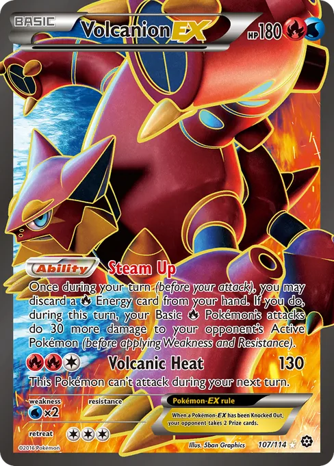 Volcanion-EX, Steam Siege #107