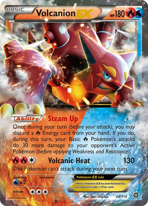 Volcanion-EX, Steam Siege #26