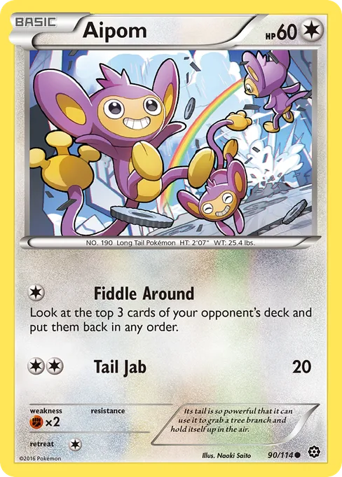 Aipom, Steam Siege #90