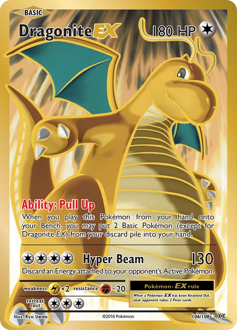 Dragonite-EX, Evolutions #106