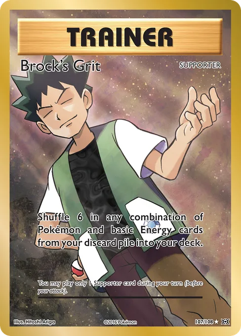 Brock's Grit, Evolutions #107