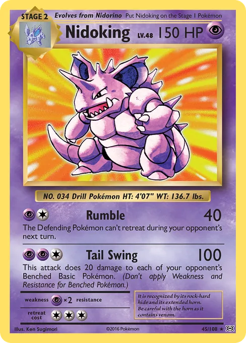 Nidoking, Evolutions #45