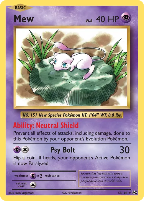 Mew, Evolutions #53