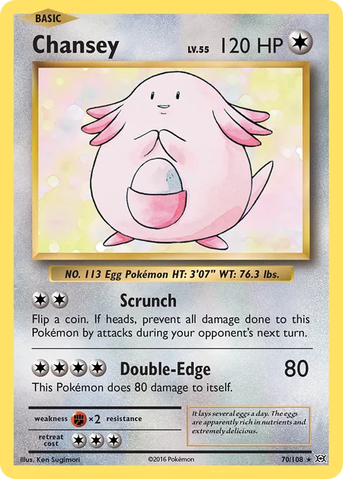 Chansey, Evolutions #70