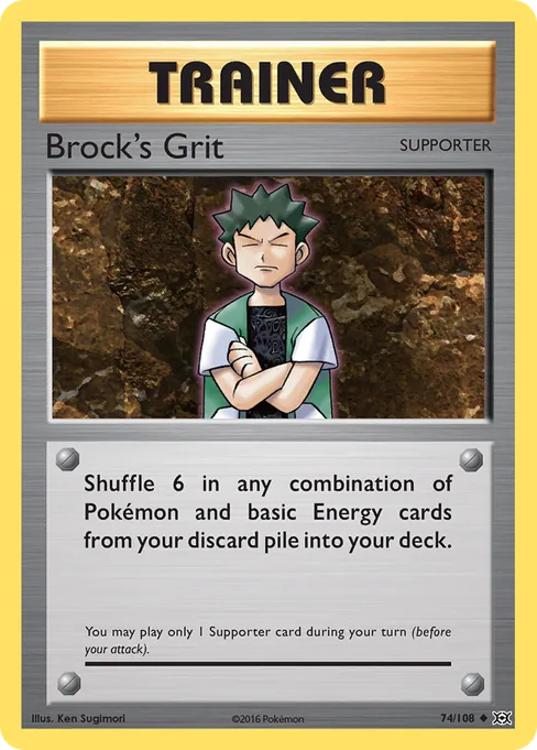 Brock's Grit, Evolutions #74