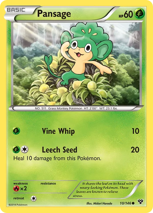 Pansage, XY #10