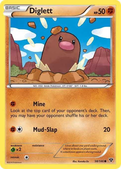 Diglett, XY #58
