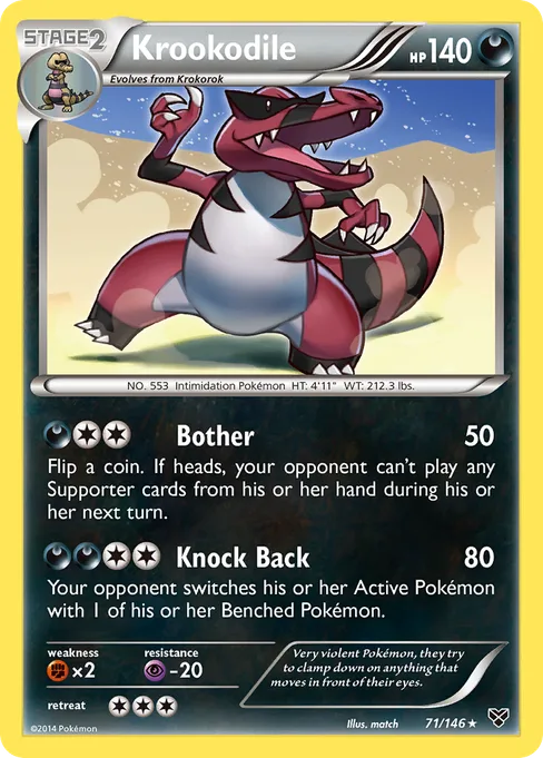 Krookodile, XY #71