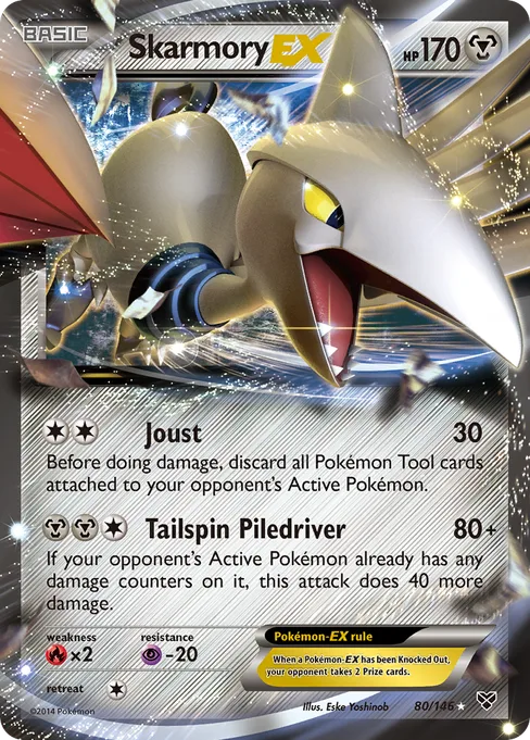 Skarmory-EX, XY #80
