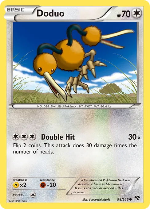 Doduo, XY #98