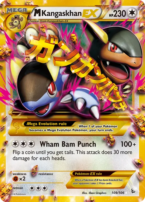 M Kangaskhan-EX, Flashfire #109
