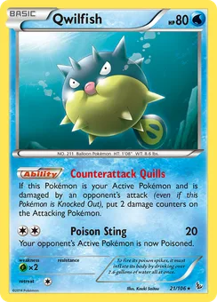 Qwilfish, Normal