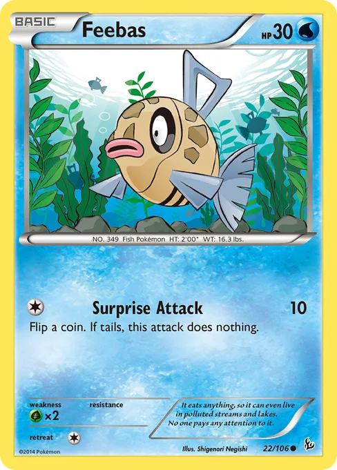Feebas, Flashfire #22
