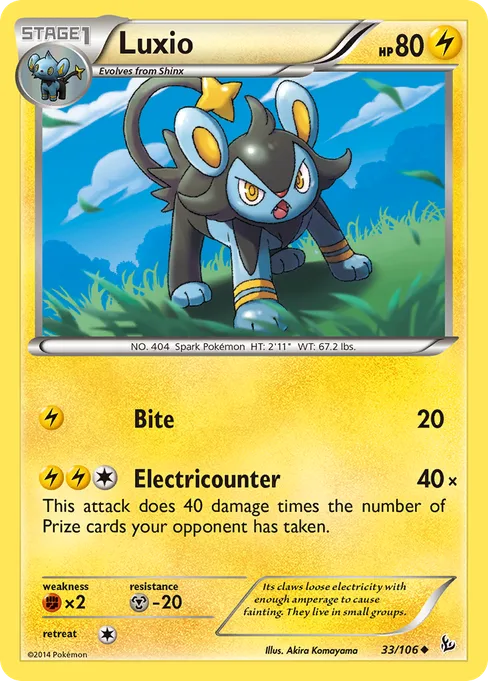 Luxio, Flashfire #33