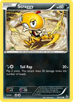 Scraggy, Normal