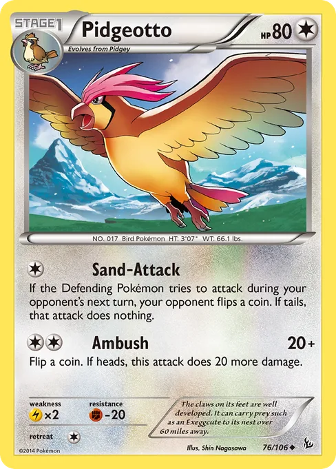 Pidgeotto, Flashfire #76