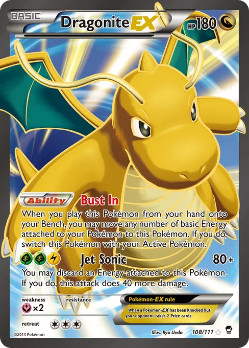 Dragonite-EX, Furious Fists #108