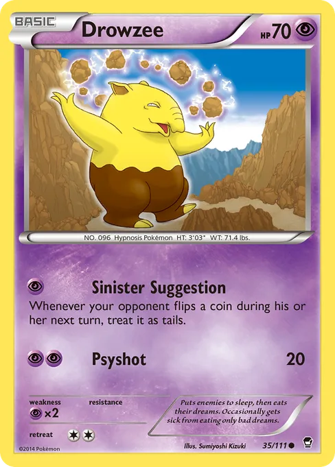 Drowzee, Furious Fists #35