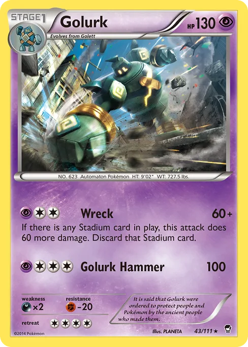 Golurk, Furious Fists #43
