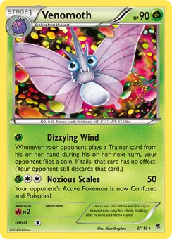 Venomoth, Normal
