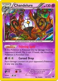 Chandelure, Cosmos holo