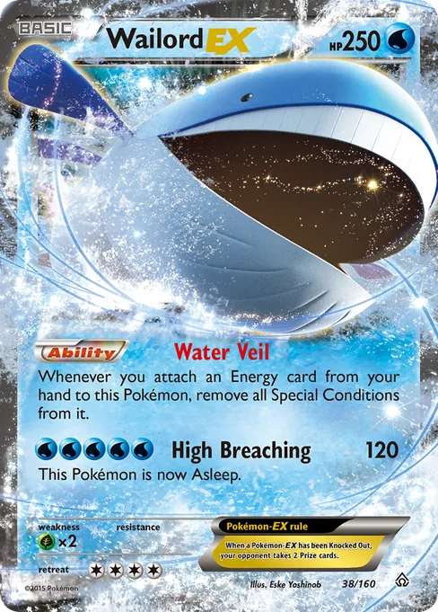 Wailord-EX, Primal Clash #38