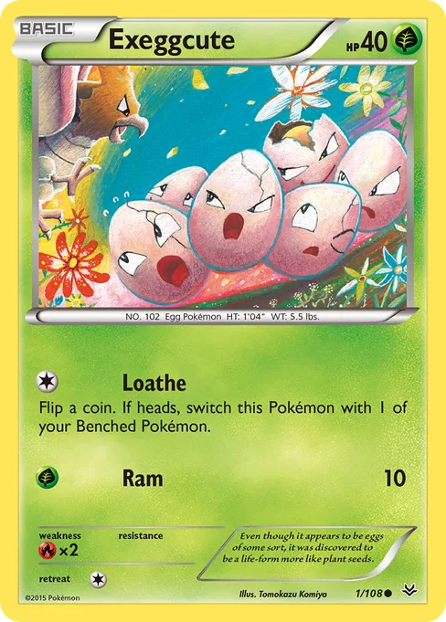 Exeggcute, Roaring Skies #1