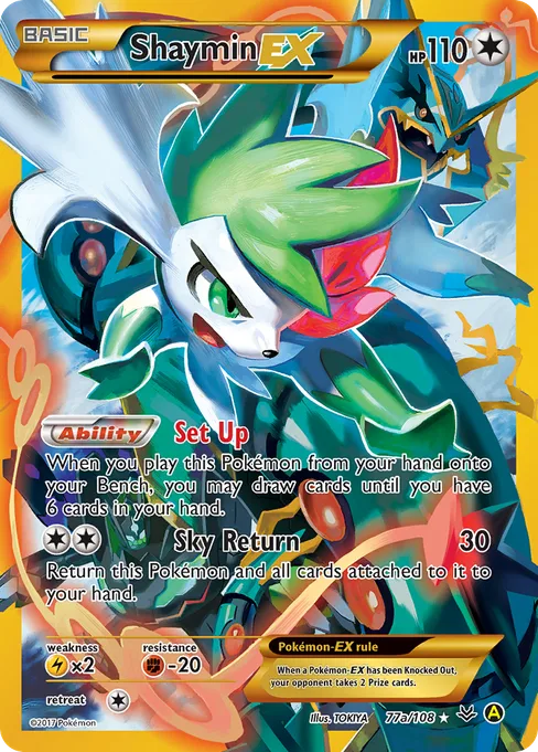 Shaymin-EX, Roaring Skies #77a