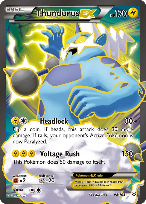 Thundurus-EX, Roaring Skies #98