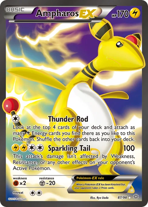 Ampharos-EX, Ancient Origins #87