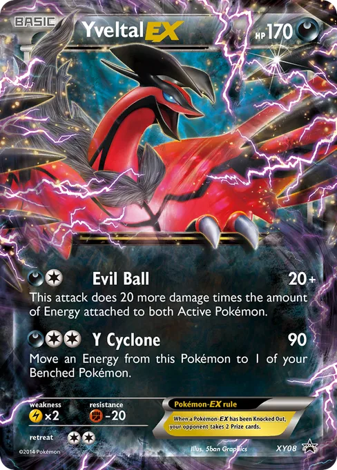 Yveltal-EX, XY Black Star Promos #XY08