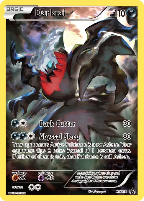 Darkrai, XY Black Star Promos #XY114