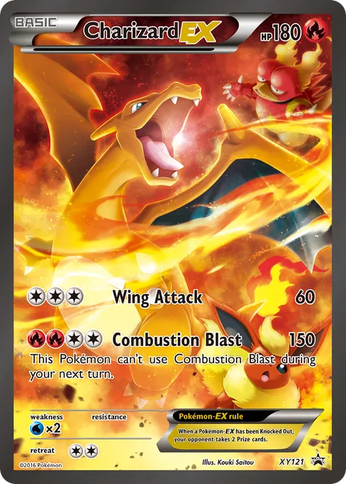 Charizard-EX, XY Black Star Promos #XY121