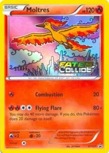 Moltres, Staff stamp