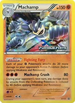 Machamp, Staff stamp