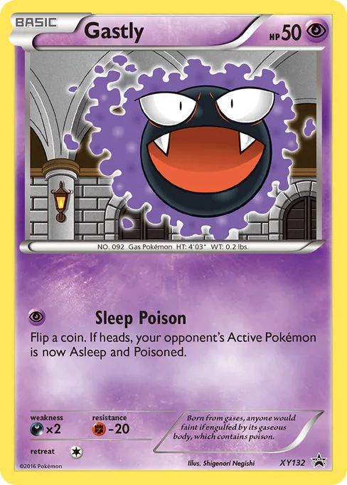 Gastly, XY Black Star Promos #XY132
