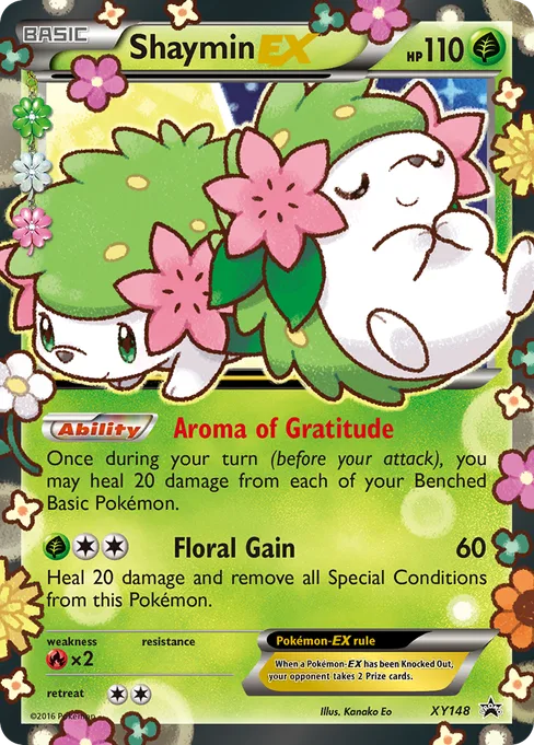 Shaymin-EX, XY Black Star Promos #XY148