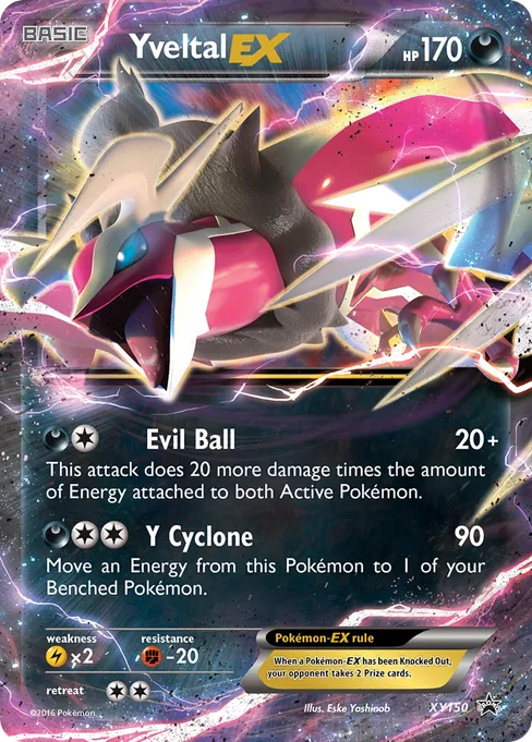 Yveltal-EX, XY Black Star Promos #XY150